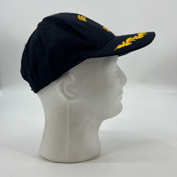 USS Stethem DDG 63 US Navy Hat Blue Embroidered Attack Bee Adjustable Snapback - Picture 4 of 11